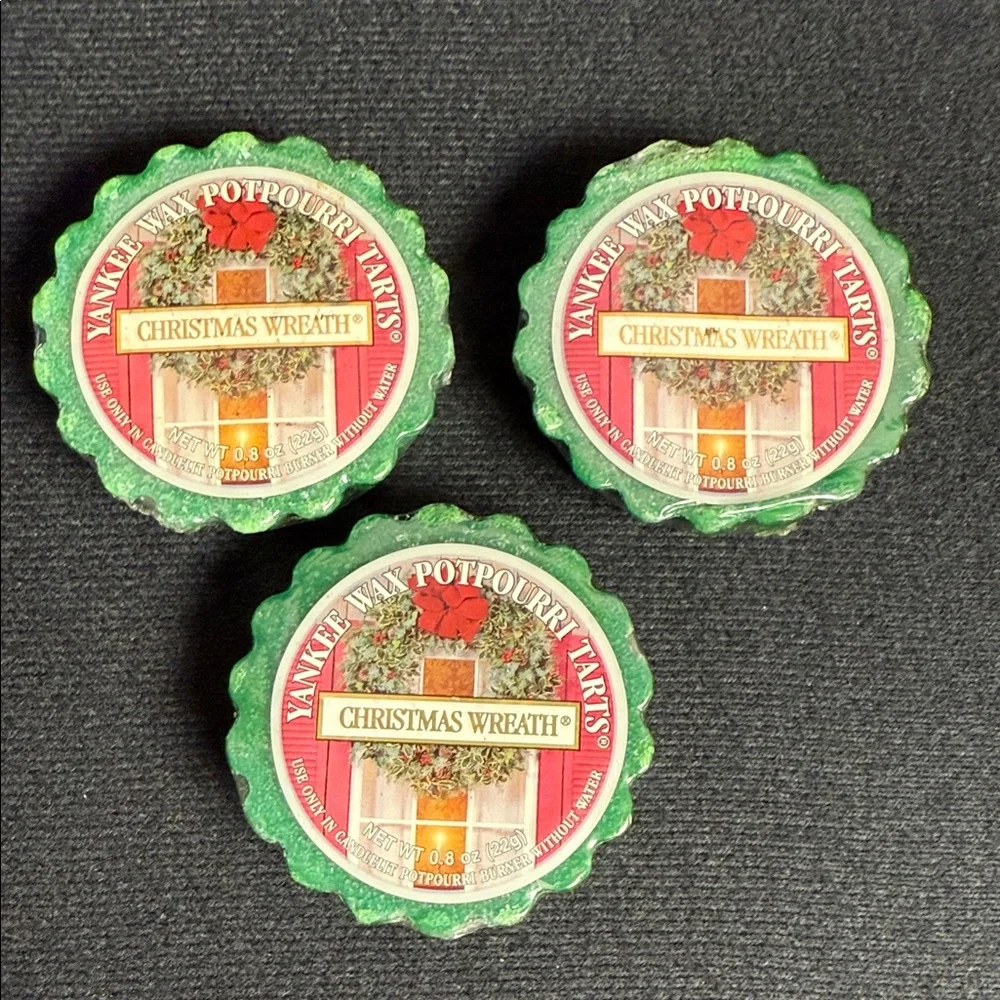 Yankee Candle Christmas Wreath Potpourri Tarts - Green